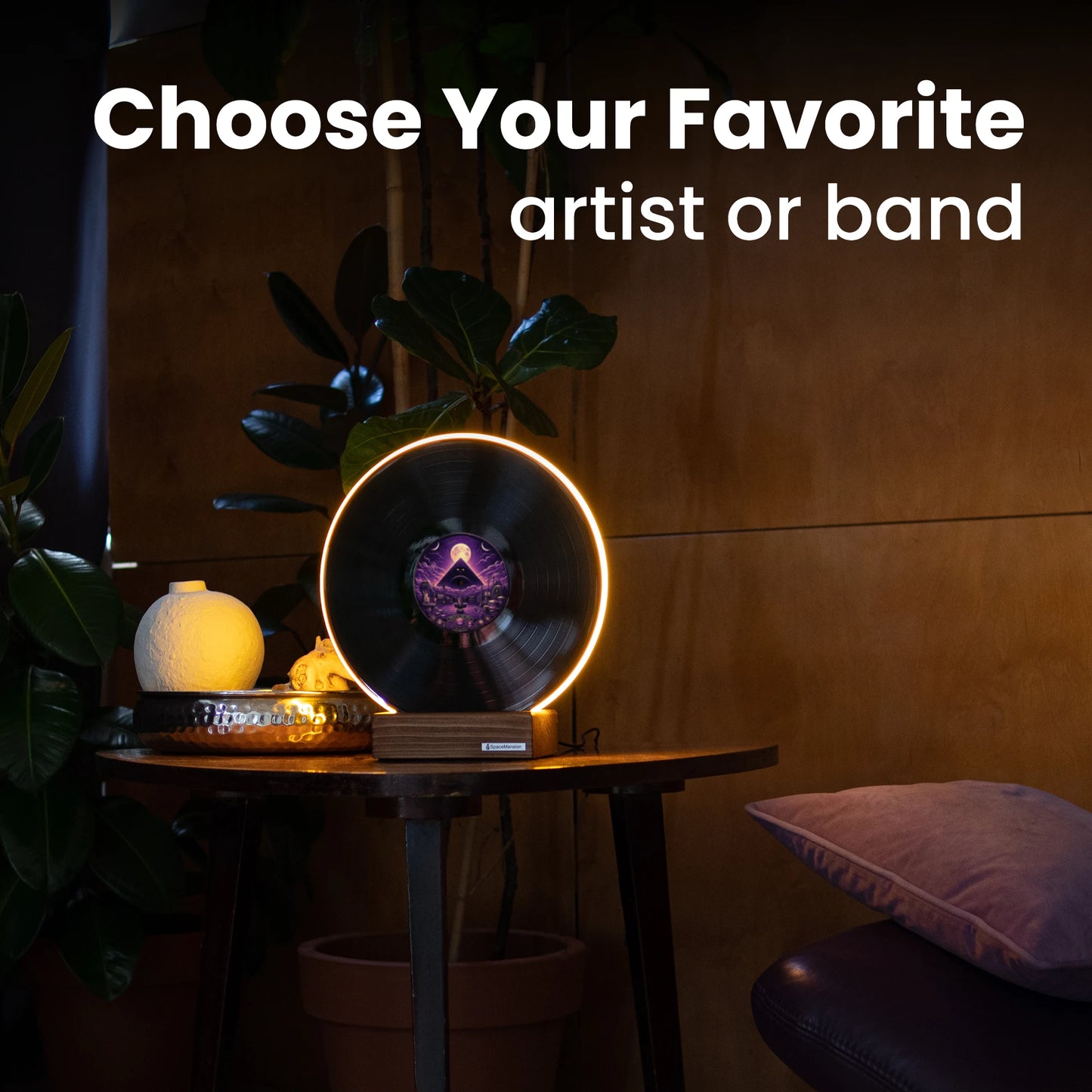 Custom Record Lamp