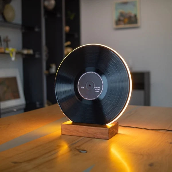 Custom Record Lamp