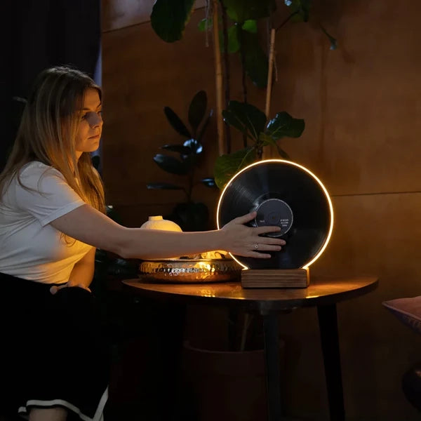 Custom Record Lamp