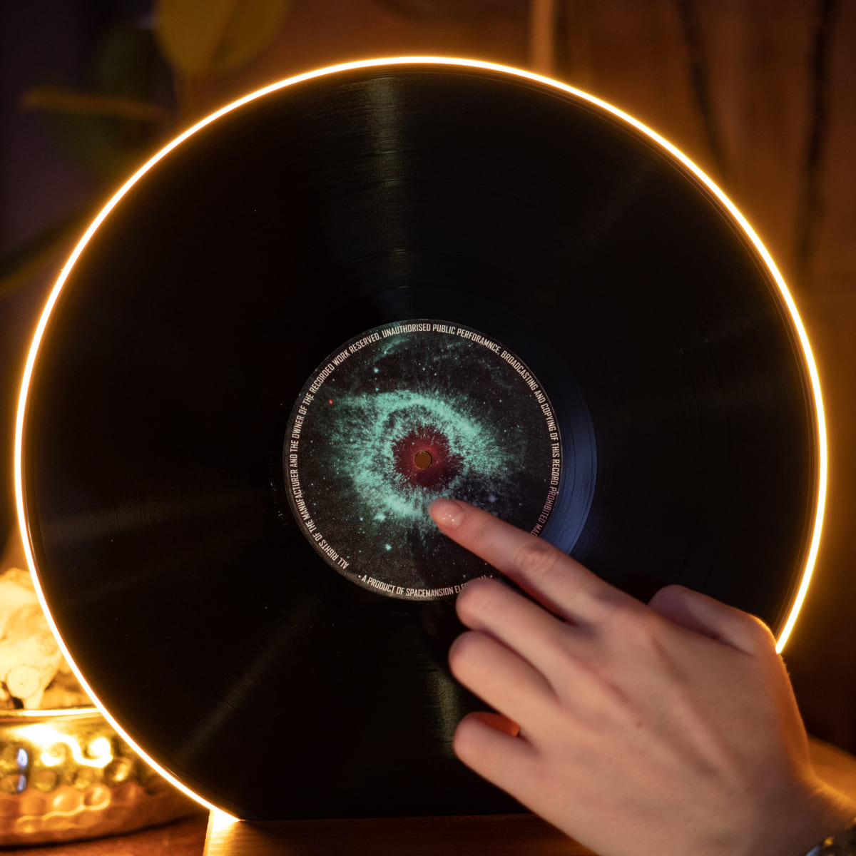 Vinyl Record Lamp - Space collection