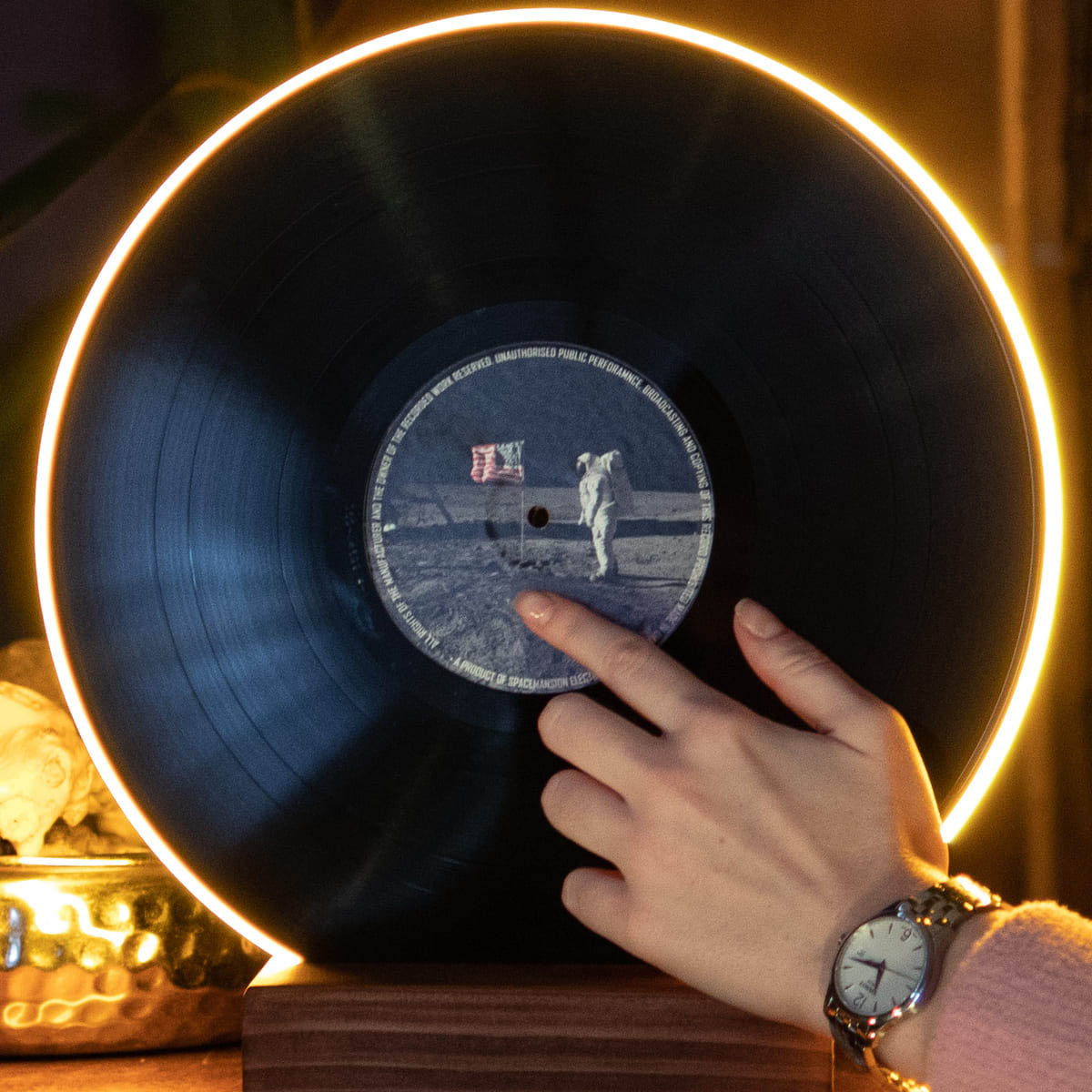 Vinyl Record Lamp - Space collection