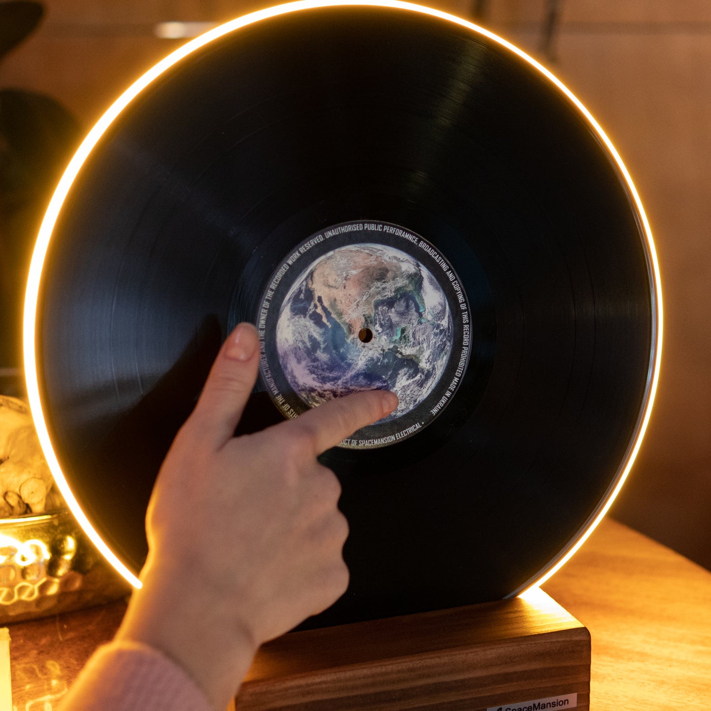 Vinyl Record Lamp - Space collection