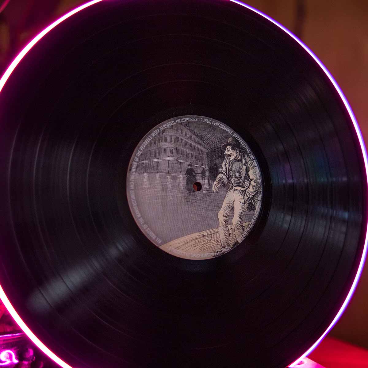 Vinyl Record Lamp - Art collection