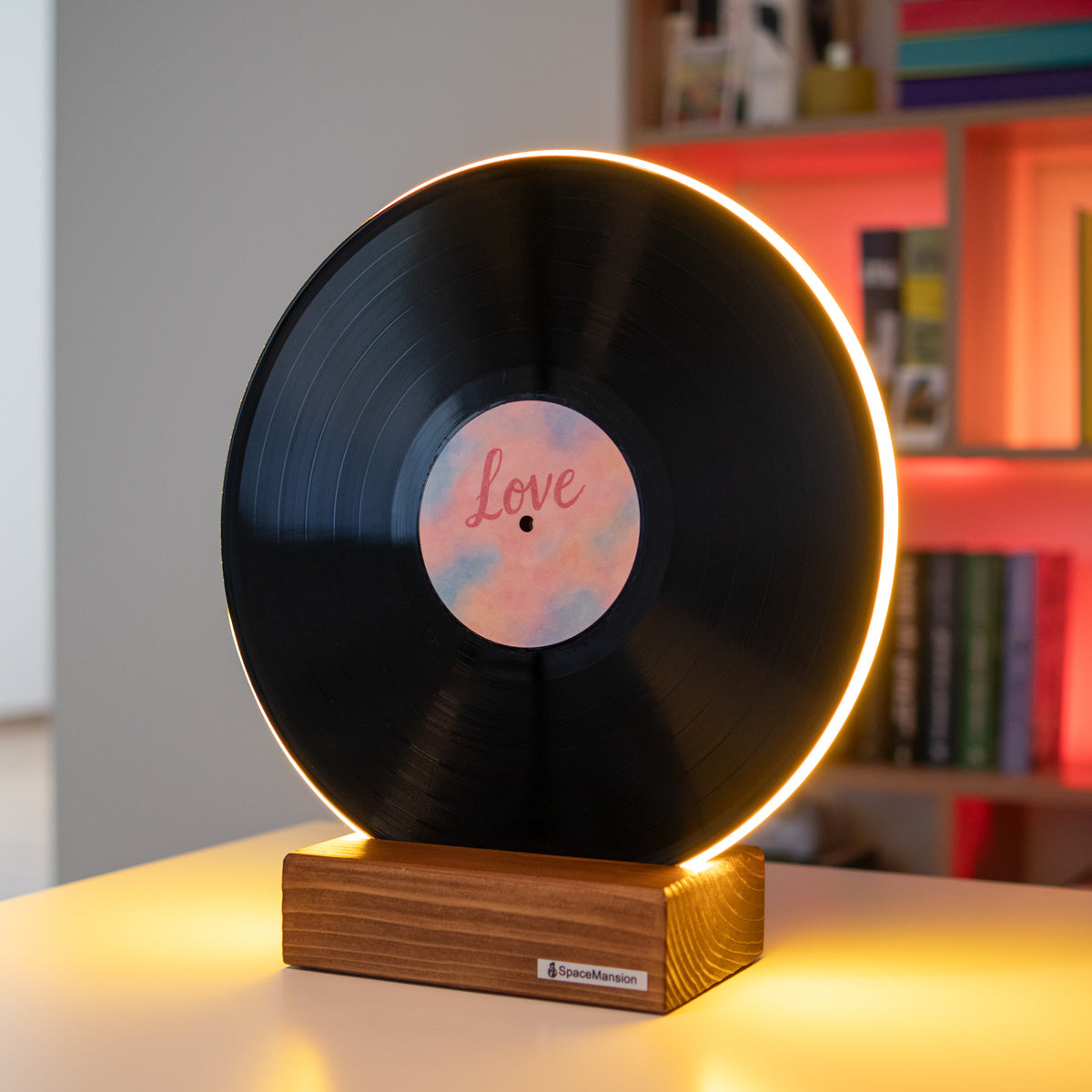 Vinyl Record Lamp "Love"