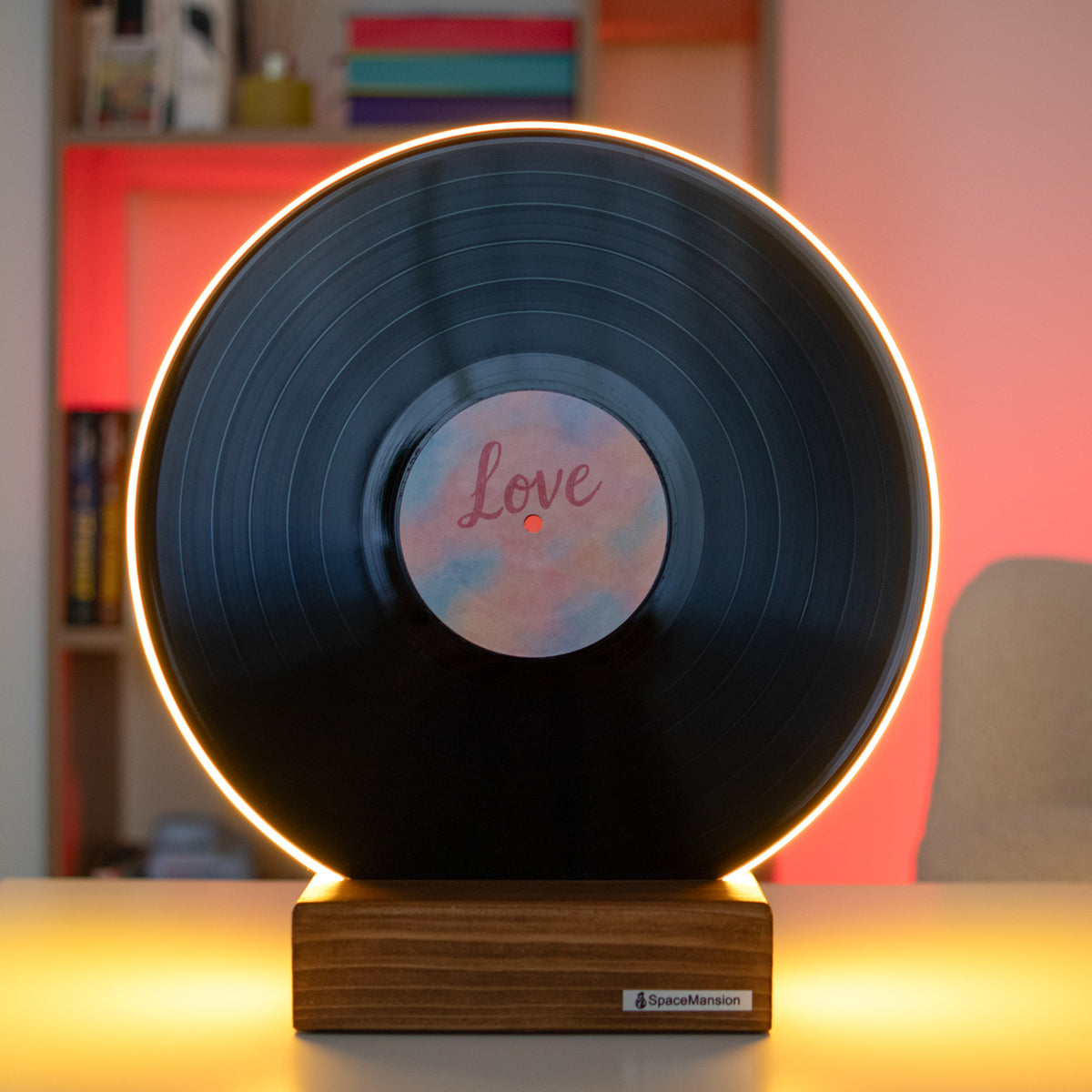 Vinyl Record Lamp "Love"