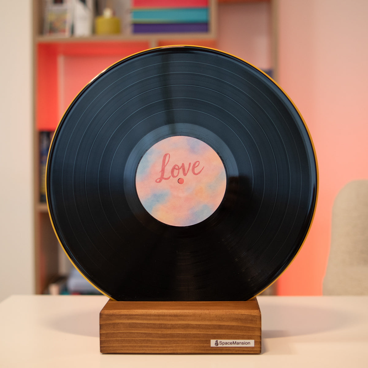 Vinyl Record Lamp "Love"