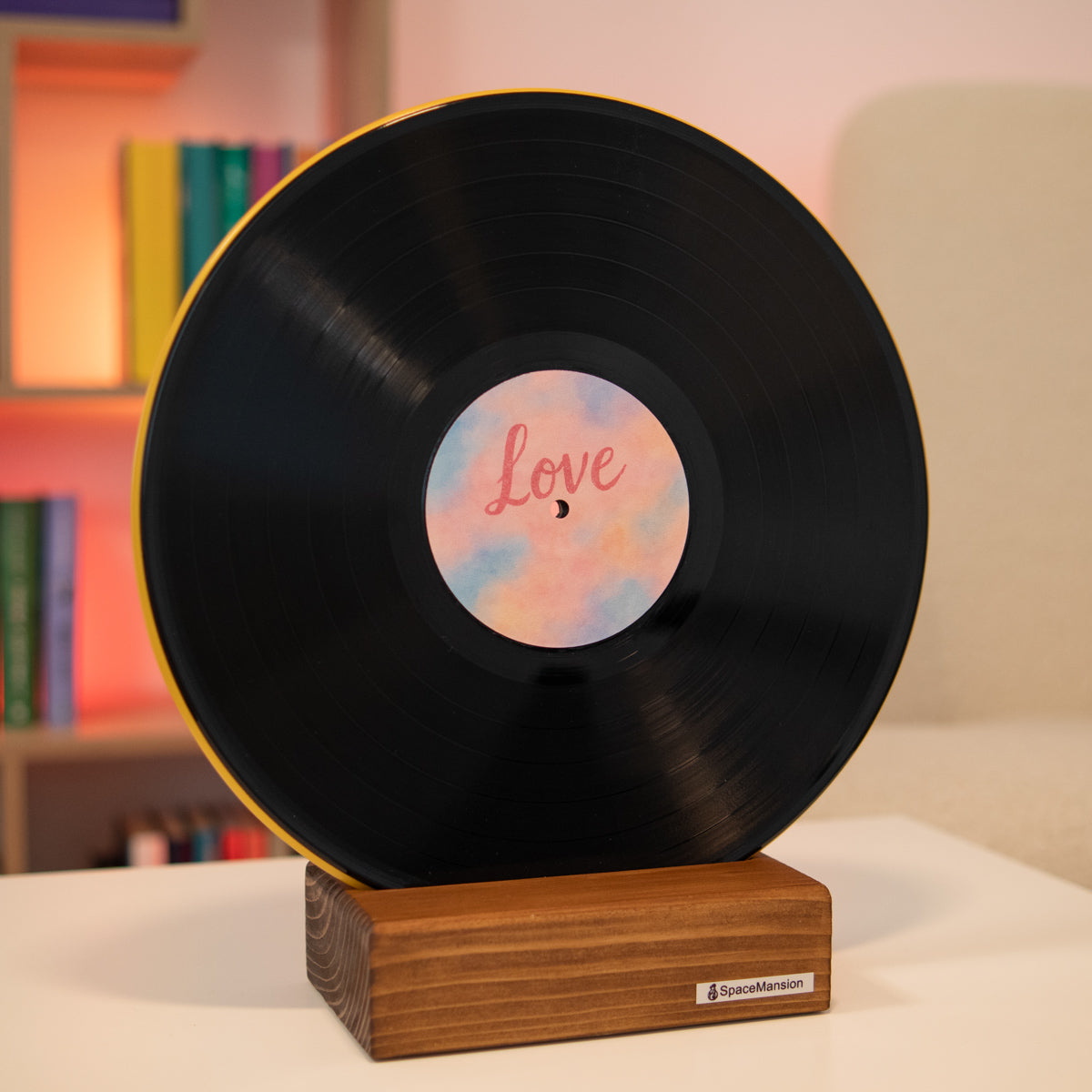 Vinyl Record Lamp "Love"