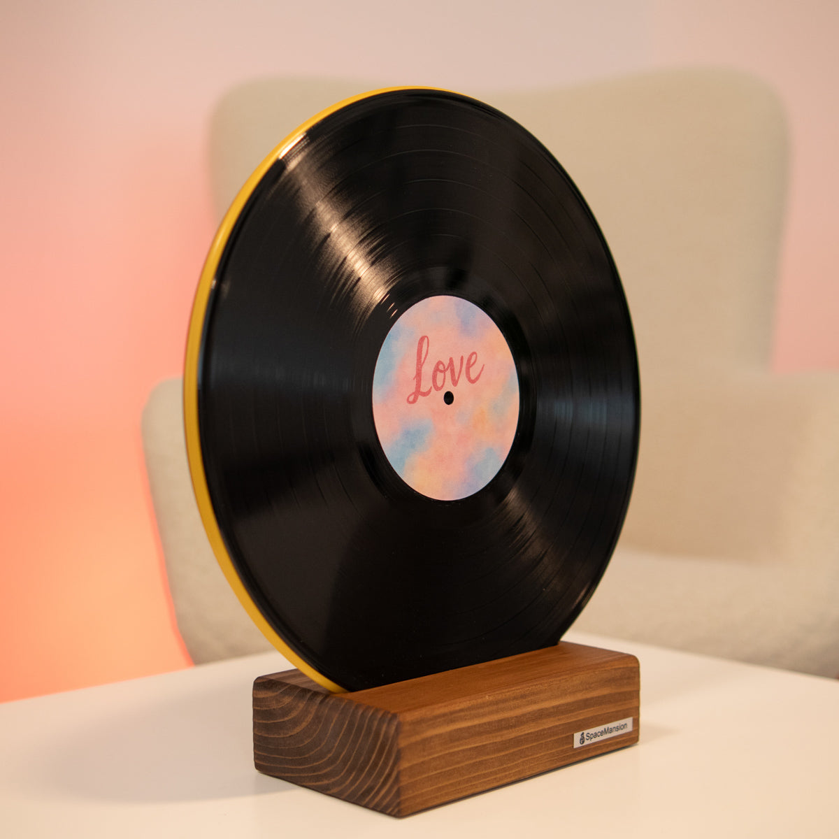 Vinyl Record Lamp "Love"
