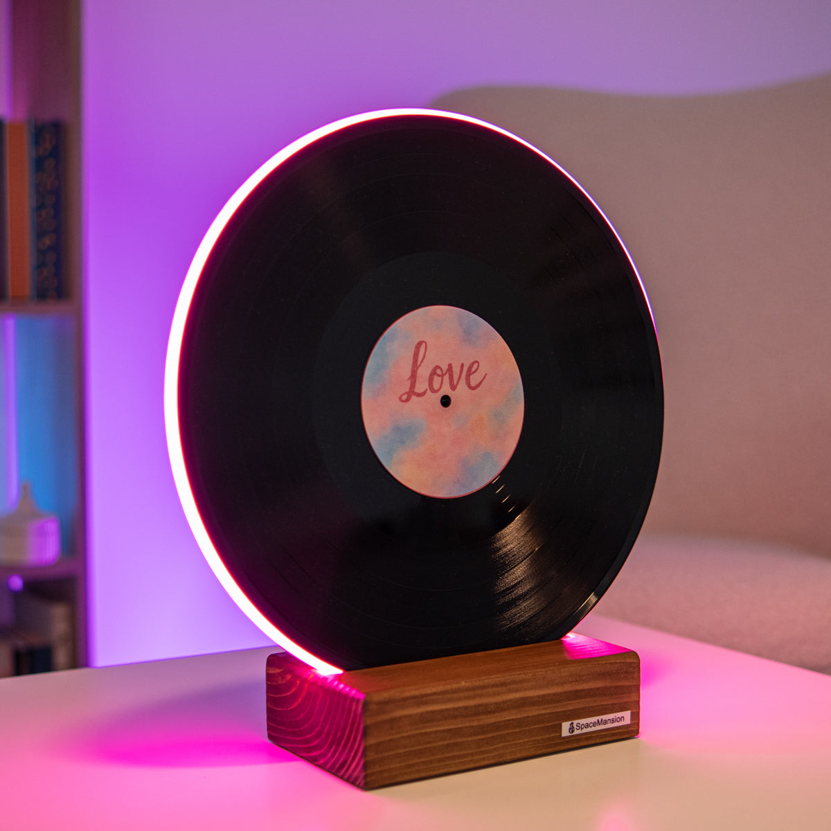 Vinyl Record Lamp "Love"