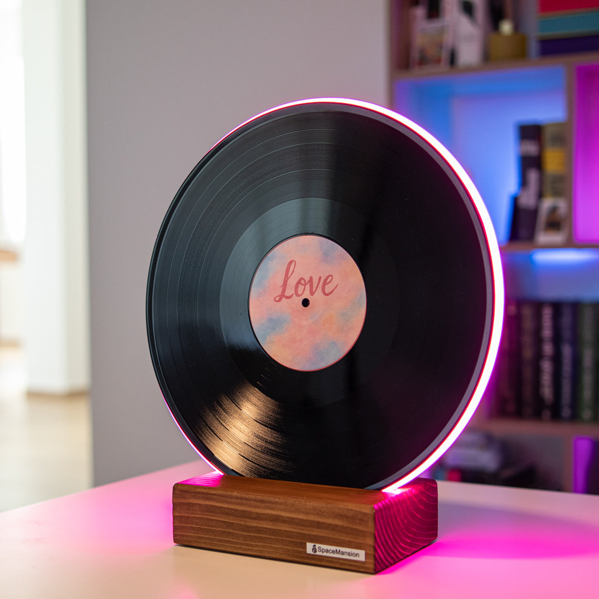 Vinyl Record Lamp "Love"