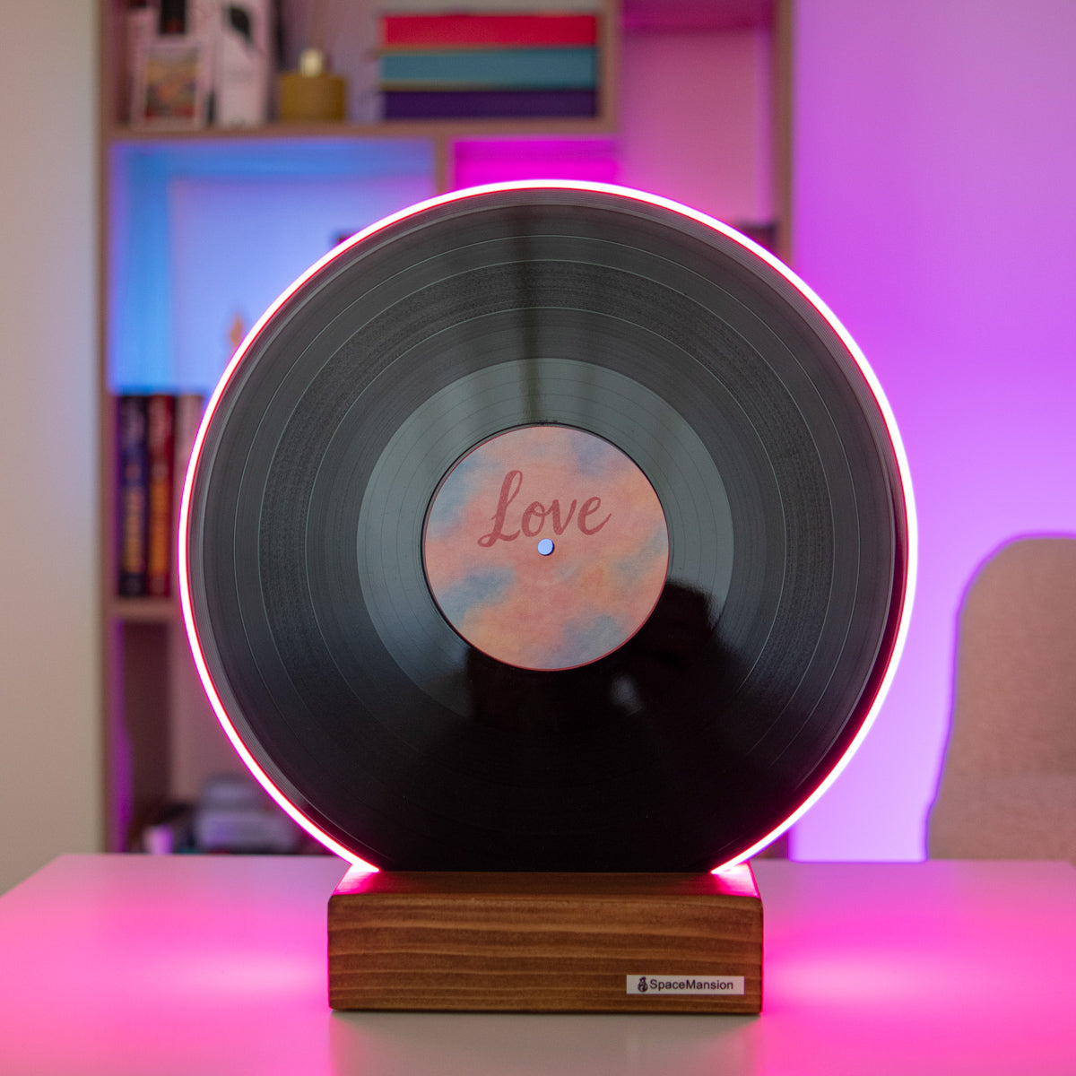Vinyl Record Lamp "Love"