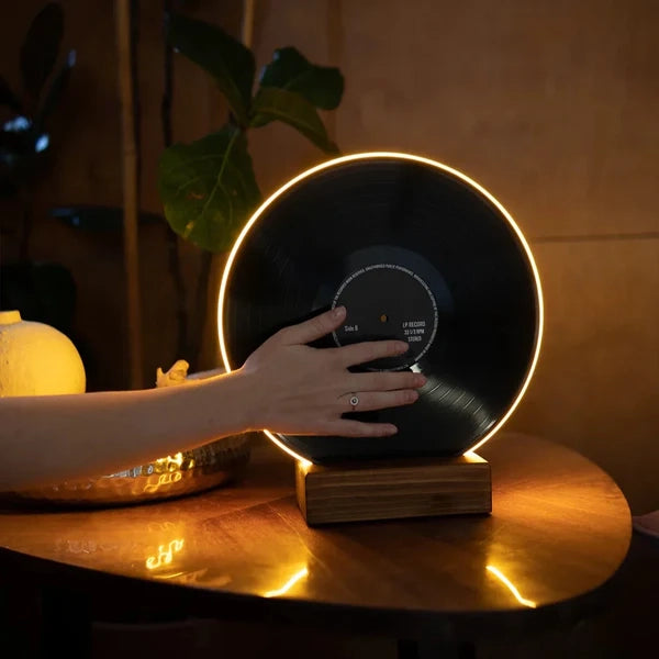 Custom Record Lamp